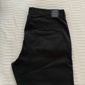 NWT J. Crew Straight Flex chino pant — color CDU — size 34/30